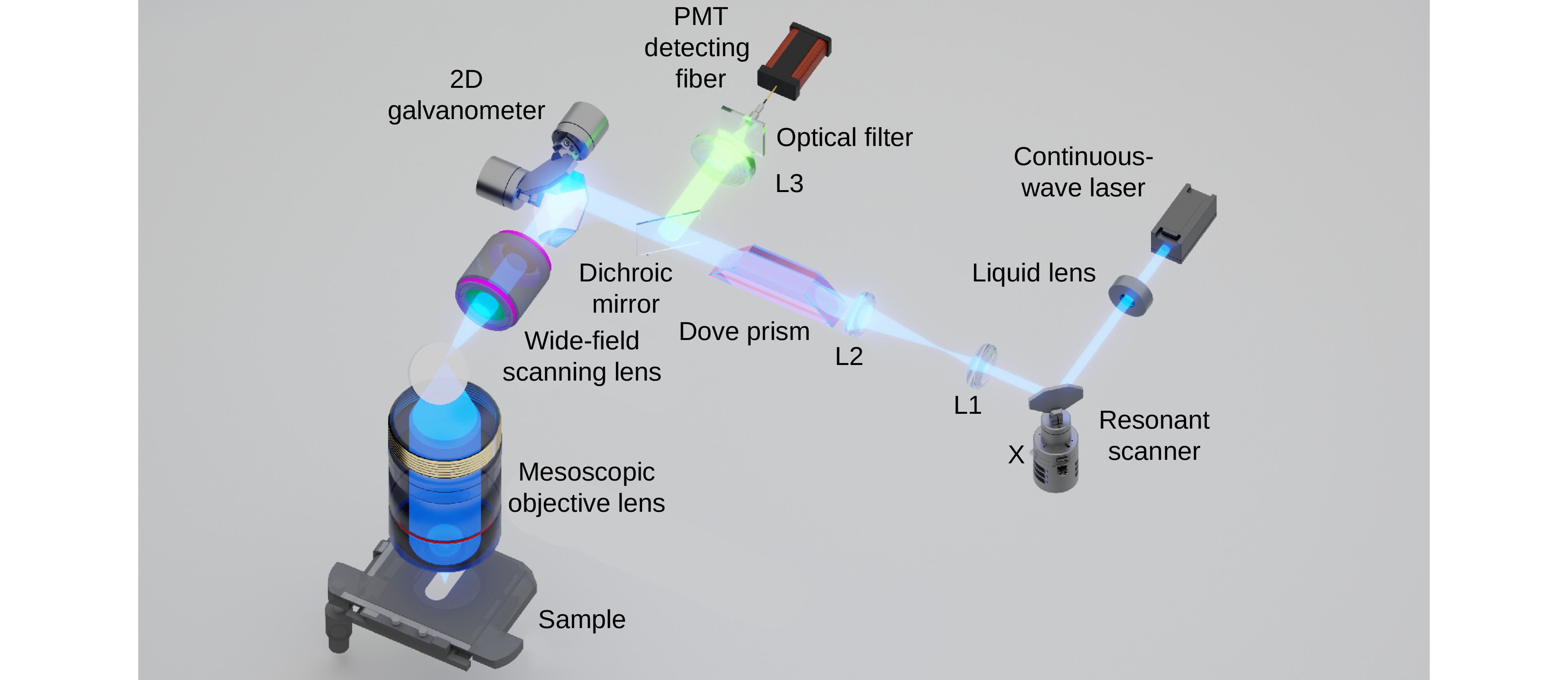 A region-wise autofocus scheme for large-field-of-view laser