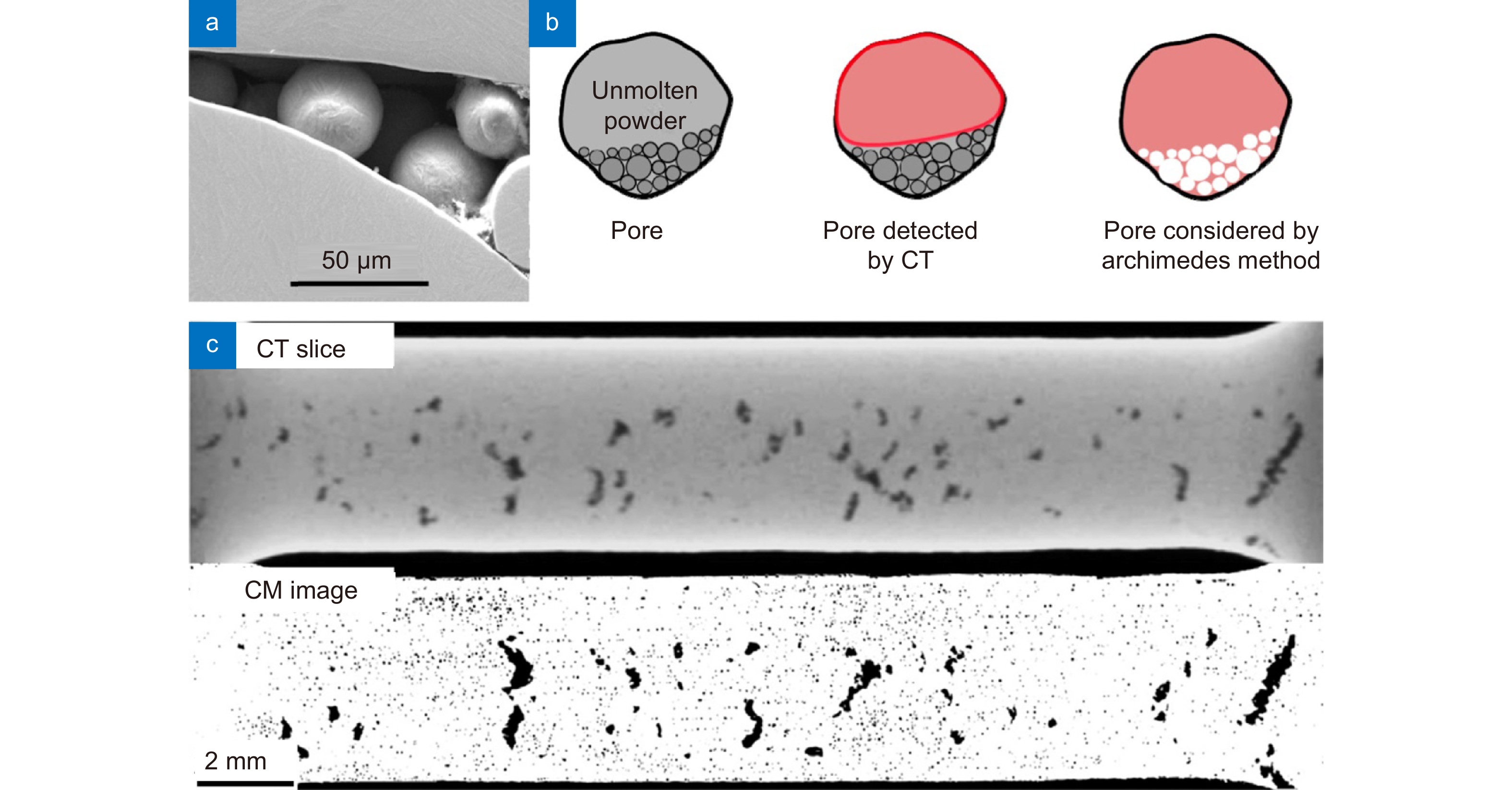 A review and a statistical analysis of porosity in metals