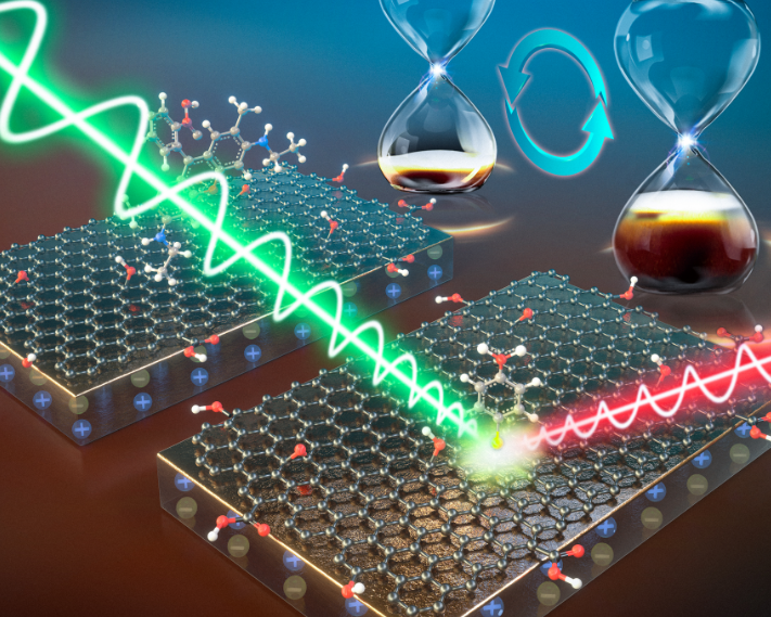 Ferroelectrically modulate the Fermi level of graphene oxide to enhance SERS response