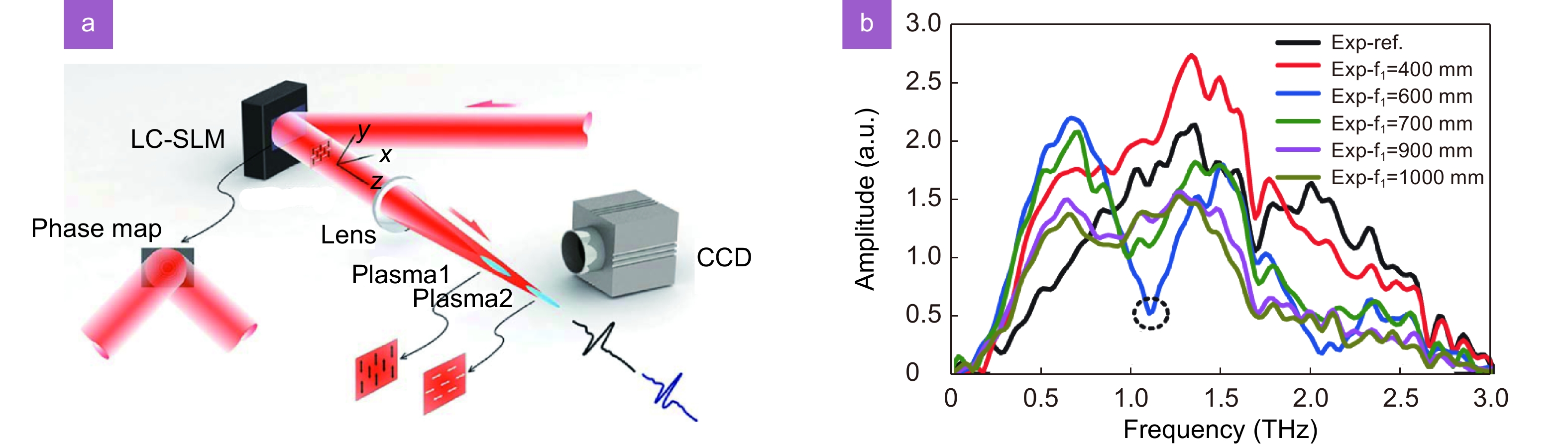 Terahertz generation from laser-induced plasma