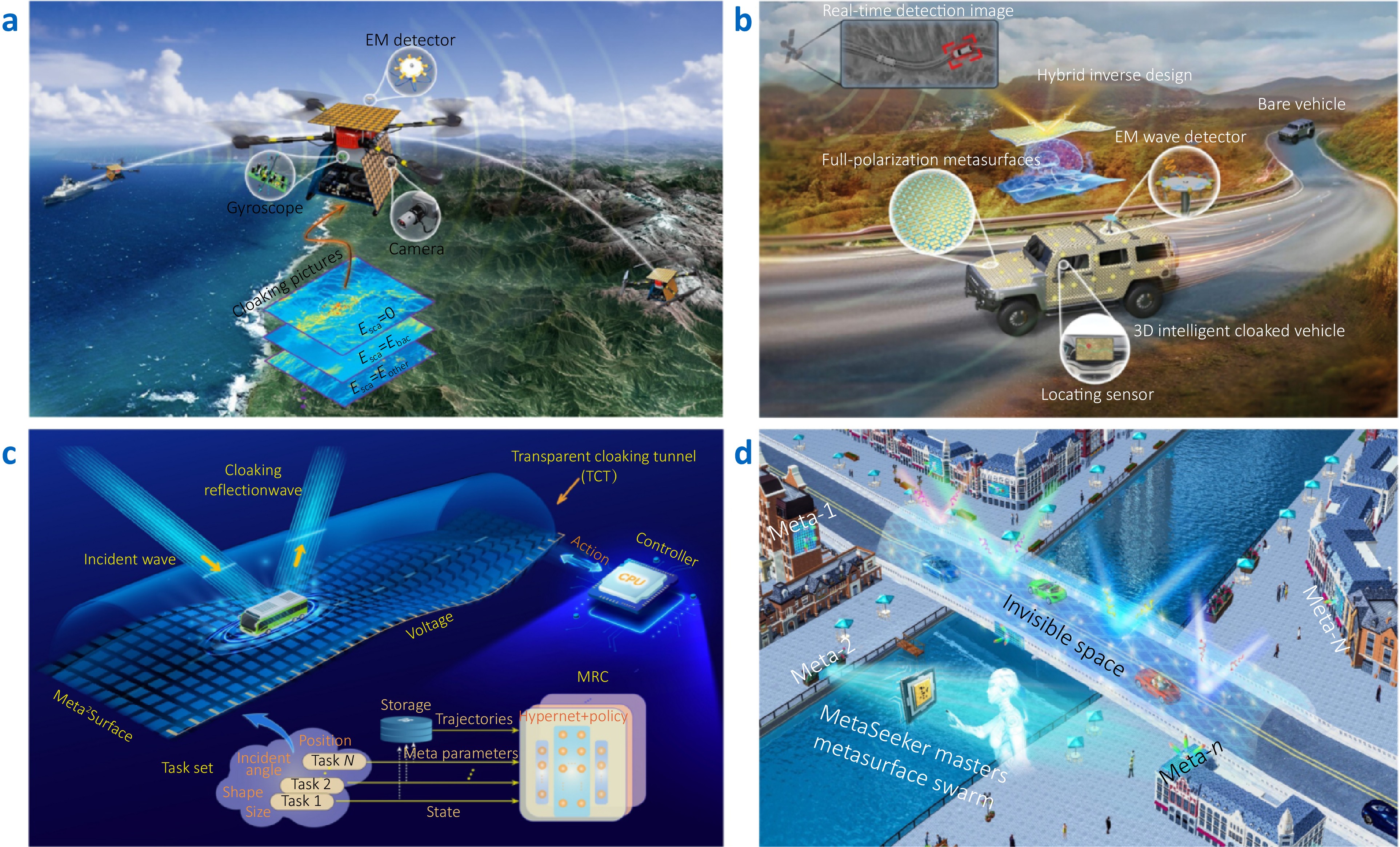 AI-enabled electromagnetic metasurfaces for wireless communication